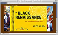 screenshot fro Black Renaissance website